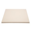 Plateau de table carré Bolero blanc 600mm